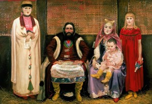Семья купца в XVII веке. 1896. Рябушкин А.П